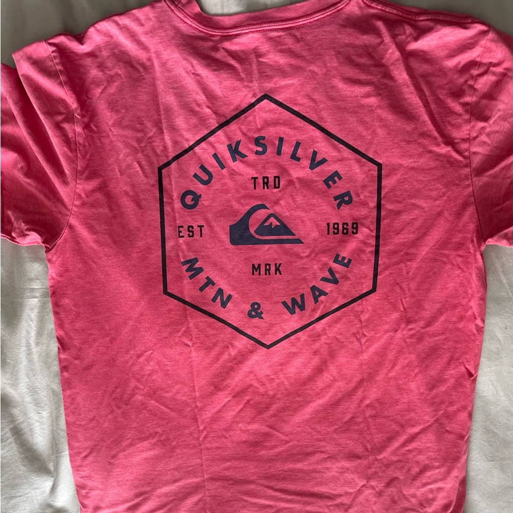 Red Quiksikver logo T Shirt